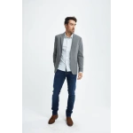 Dark Grey Stretch Performance Blazer1