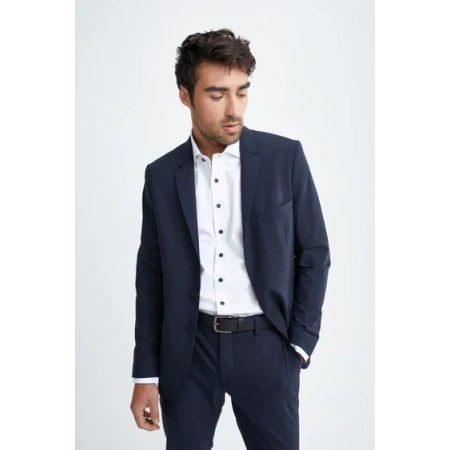 Stone Rose Navy Stretch Performance Blazer