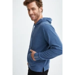 enim Blue T-Series Fleece Knit Hoodie1