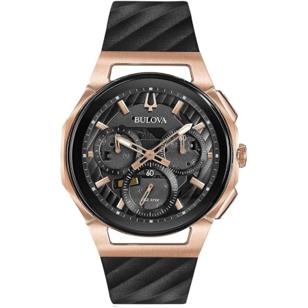 Bulova CURV 98A185 - Innovative Chronograph Watch