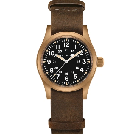 Hamilton Khaki Field Hand Wind H69459530 - Classic Military Heritage