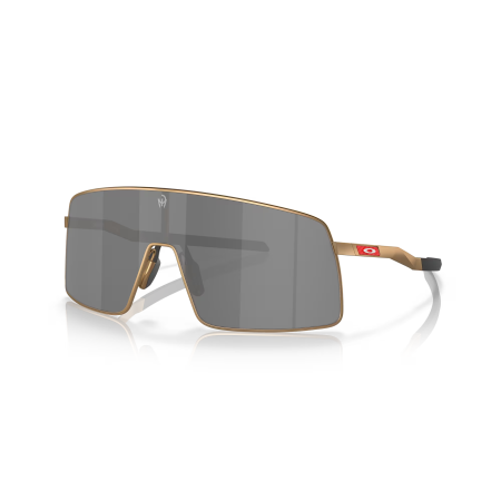Oakley OO6013 Sutro TI Patrick Mahomes II Collection: Matte Gold Frame with Grey Prizm Lenses