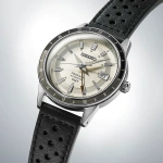 Seiko Presage GMT Watch with Elegant Leather Strap