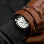 Seiko Presage GMT Watch with Elegant Leather Strap