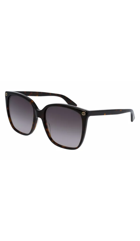 Gucci GG0022S Dark Havana / Gradient Brown Lens 57-18-140