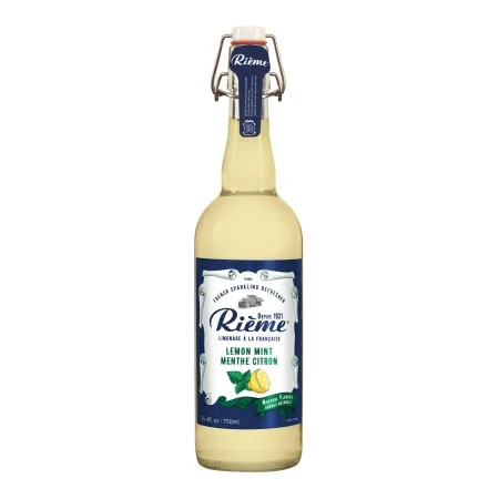 Rieme Sparkling French Limonade, Lemon Mintt, 750ml 6 PACK