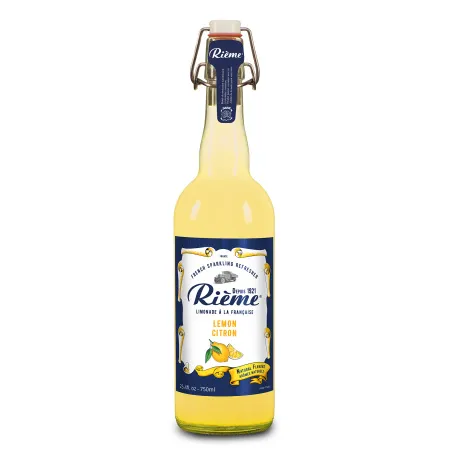 Rieme Sparkling French Limonade, Lemon 750ml 6 PACK