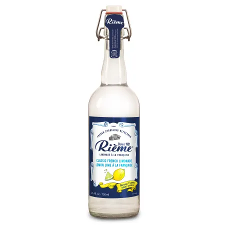 Rieme Sparkling French Limonade, Lemon lime 750ml 6 PACK