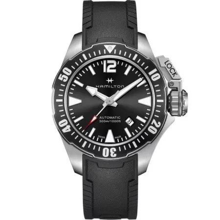 Dive Deep with Hamilton Khaki Navy Frogman H77605335