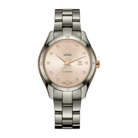Rado R32043712: Luxurious Hyperchrome Automatic with Diamonds and RoseGold Dial