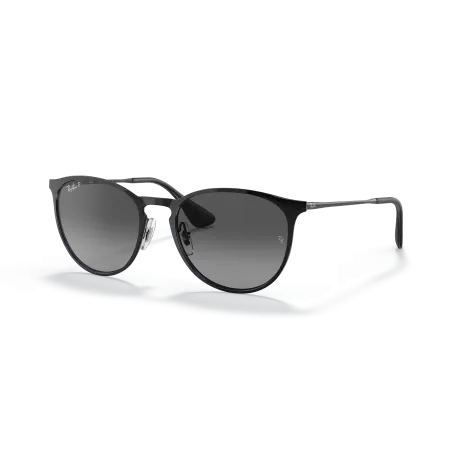 Ray-Ban RB3539 Erika Metal in Black: Sleek Design with Grey Gradient Polarized Lenses