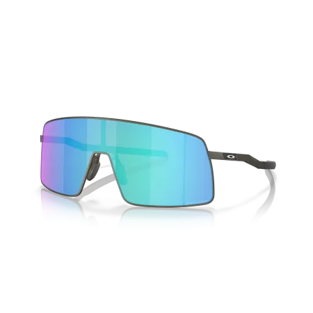 Oakley OO6013 Sutro TI: Satin Lead Frame with Prizm Sapphire Lenses for Premium Style and Vision