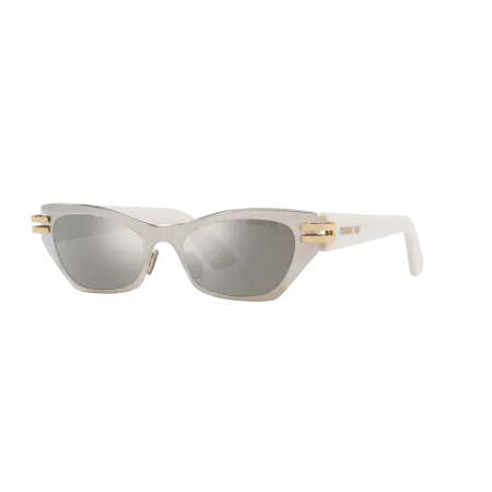 Dior Cdior B3U Cd40143U Sunglasses - High Bridge Fit - Grey Frame with Grey Lenses
